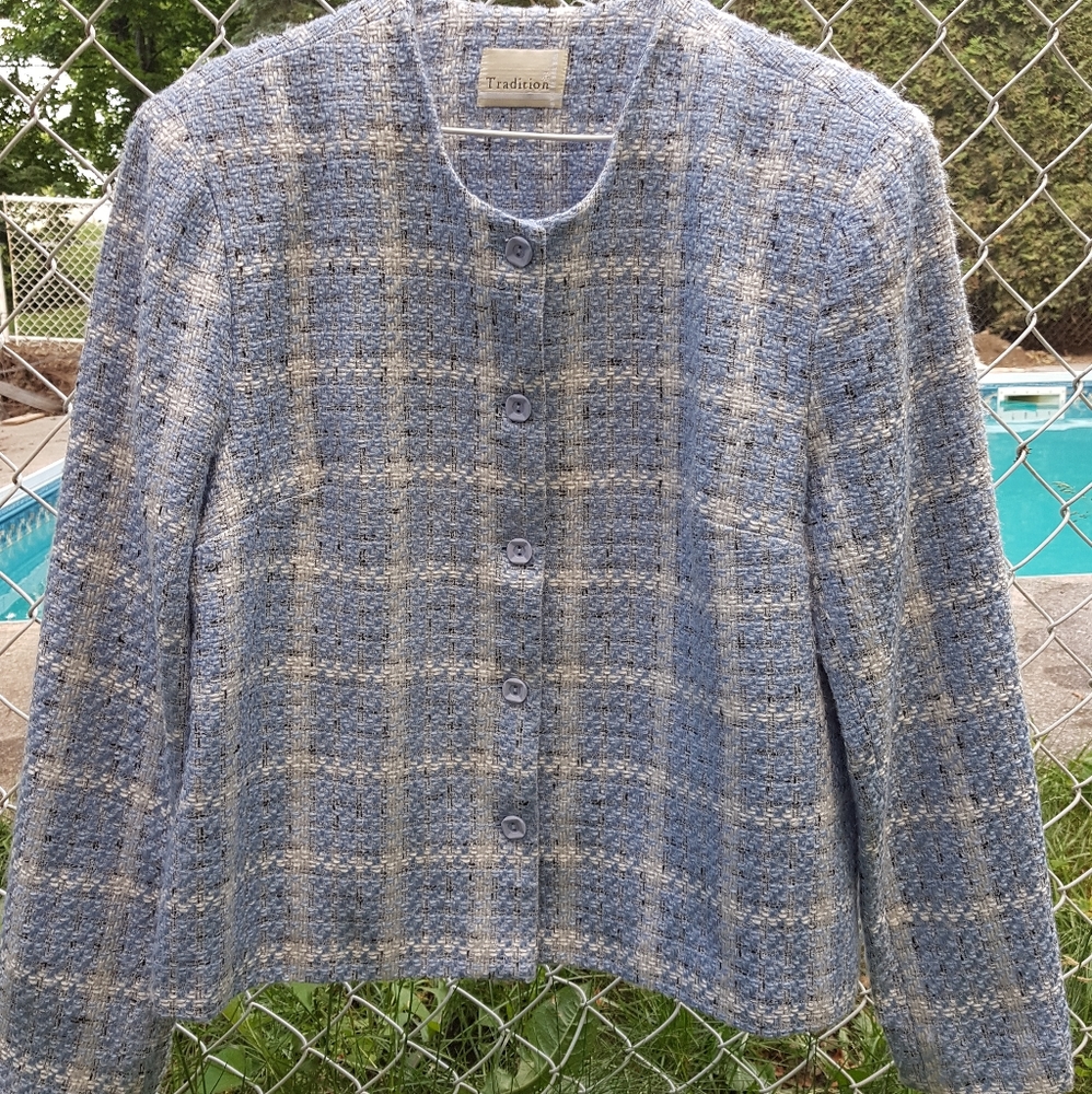 Blue vintage coat